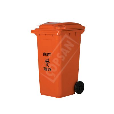 120 lt Plastik Tıbbı Atık Konteyneri