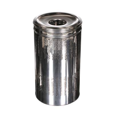 Battal Boy Kolon Paslanmaz Çöp Kovası