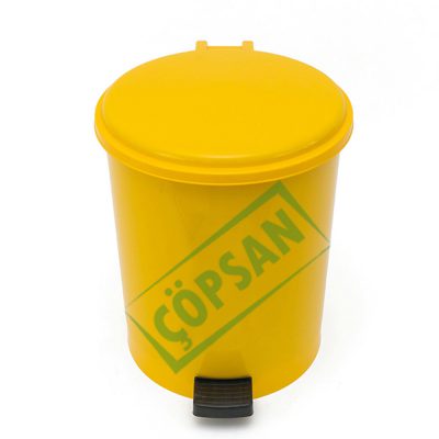 25 lt. Pedallı Plastik Çöp Kovası
