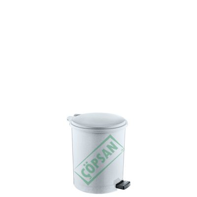 3,5 lt. Pedallı Plastik Çöp Kovası