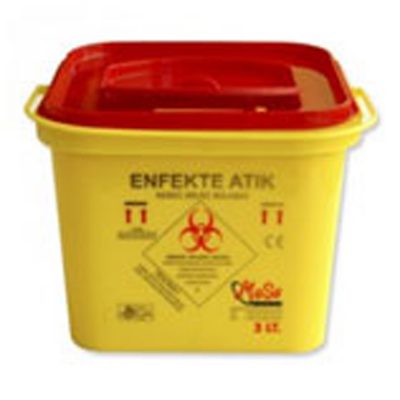 3 lt. Tıbbi Atık Kutusu