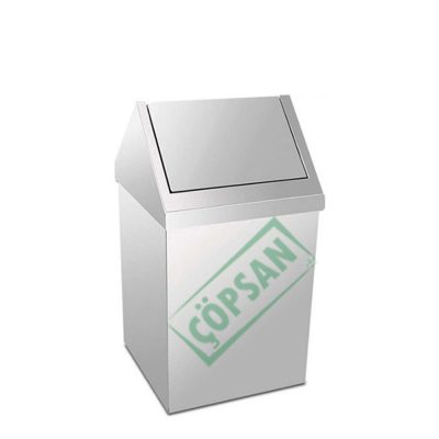 45 lt Çatı Kapaklı Sallanır Çöp Kovası