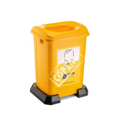 50 Lt Plastik Sıfır Atık Geri Dönüşüm Kutusu